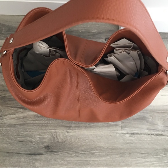 Jewell by Thirty-One Tote Cognac Woods Pebble - Picture 9 of 10